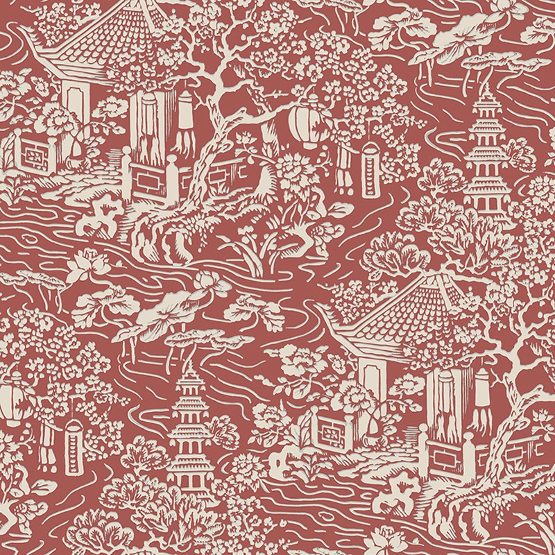 Papel pintado Coordonné Sakura Pagoda 8706576
