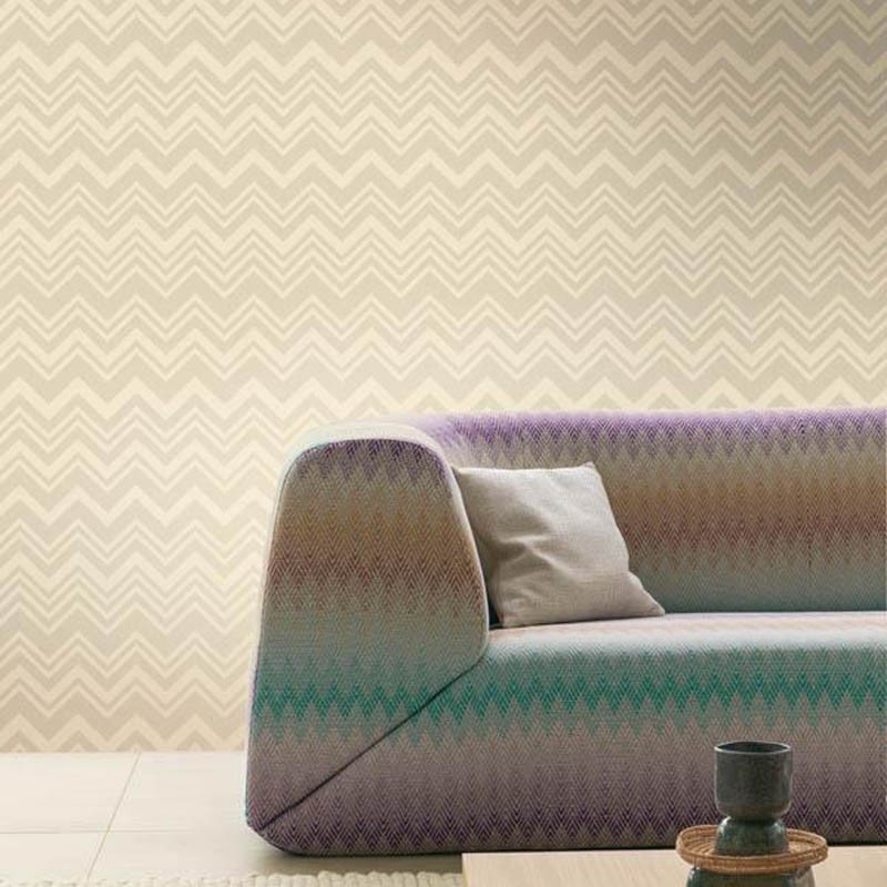 Papel pintado Missoni Home Wallcoverings 03 Macro Zig Zag 10294