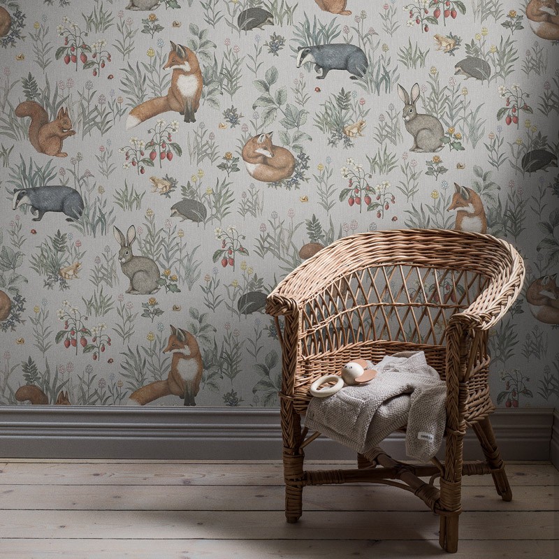 Mural infantil Boras Tapeter Newbie Forest Friends 7480