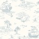 Papel pintado infantil Boras Tapeter Newbie Treasure Island 7450 a