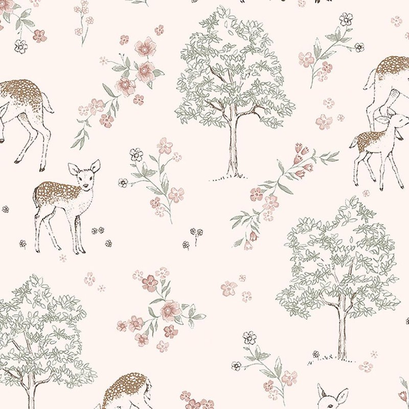 Papel pintado infantil Boras Tapeter Newbie Deer Love 7473