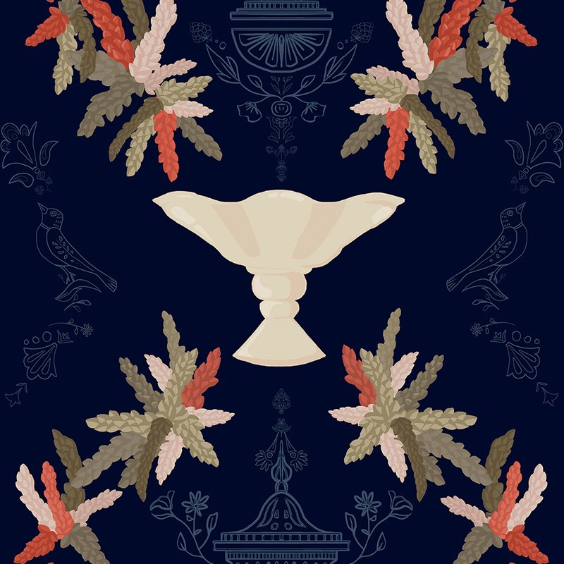 Papel pintado Coordonné Metamorphosis Neo-Rococo 8800065