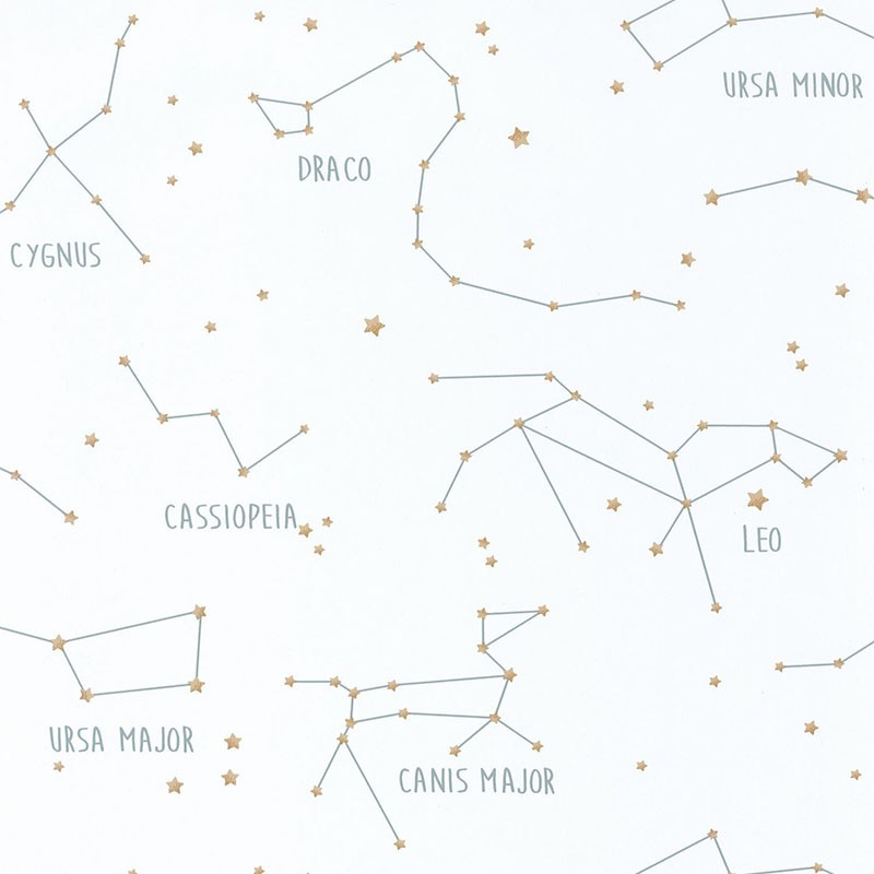 Papel pintado infantil Caselio Our Planet Constellations OUP101917125