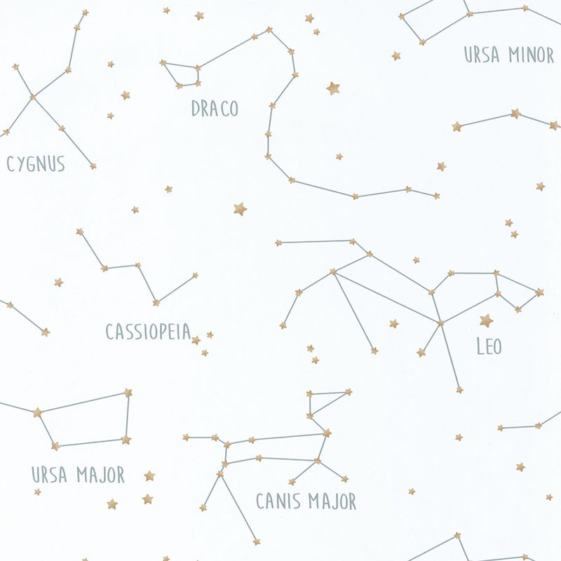Papel pintado infantil Caselio Our Planet Constellations OUP101917125