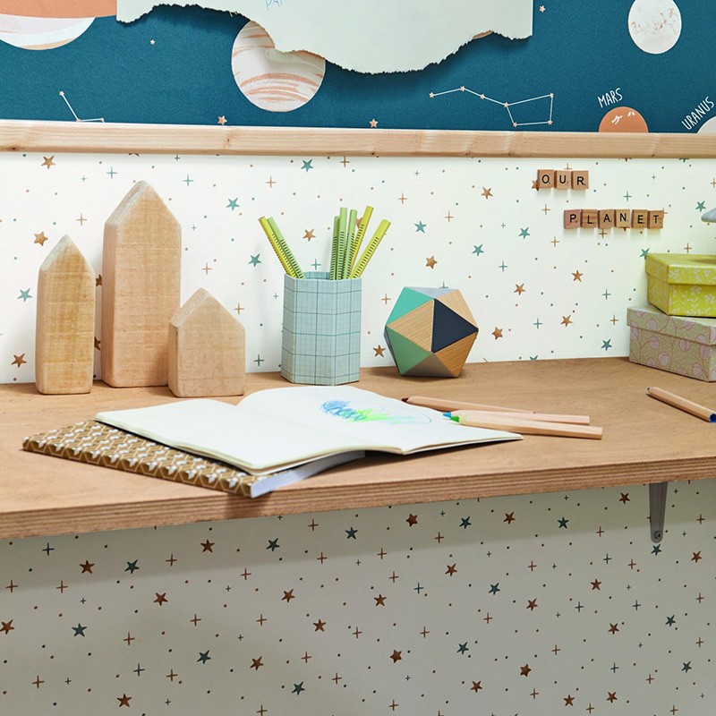 Papel pintado infantil Caselio Our Planet Stars In Your Eyes OUP101926019