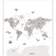 Mural infantil Caselio Our Planet World Map OUP102039918
