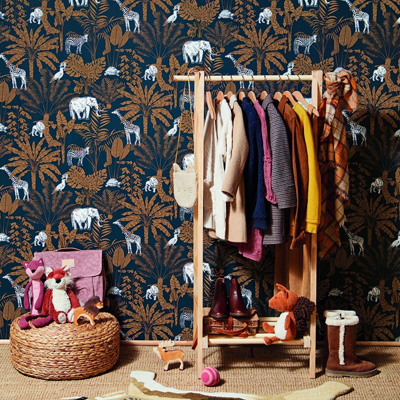 Papel pintado infantil Caselio Our Planet Jungle Trip OUP101956915