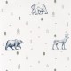Papel pintado infantil Caselio Our Planet Grizzly Bears OUP101987403