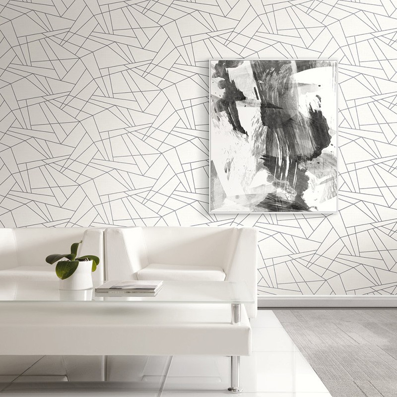 Papel pintado Kemen Graphite de Casa Mia RM90708