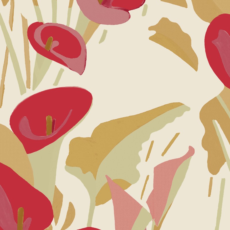 Papel Pintado Flower power Arum TP 304 02
