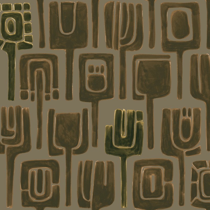 Papel pintado Initiation Totem TP 310 01