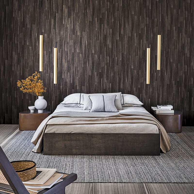 Papel pintado Casamance Le Bois Sapelli 74865410