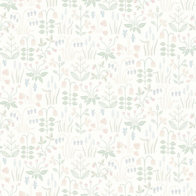 Papel Pintado Prairie Rose In Bloom 7217