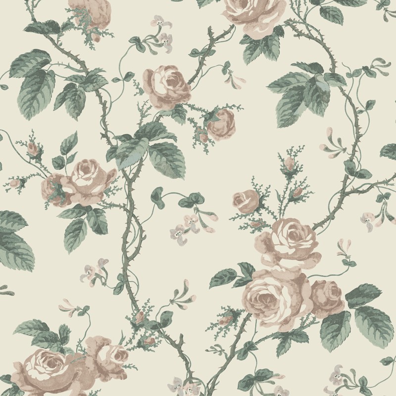Papel Pintado French Roses In Bloom 7211