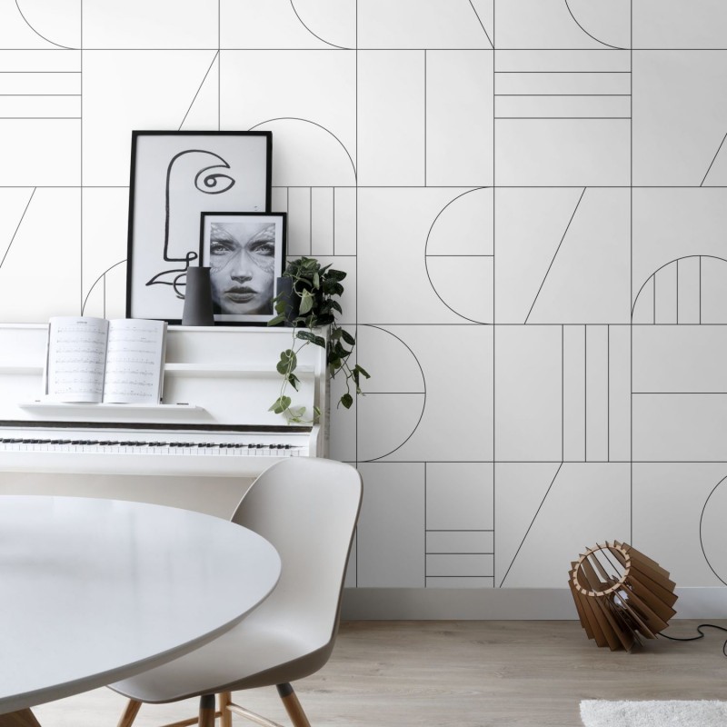 Black & White 158933 Mural ESTAhome 155-158938