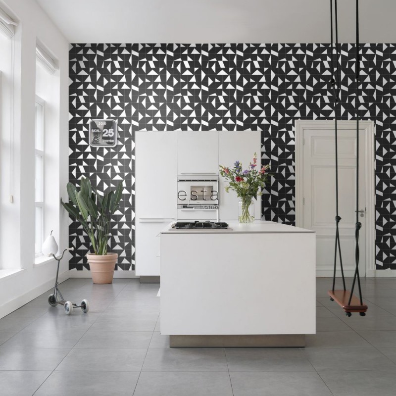 Black & White ESTAhome Papel pintado 139087