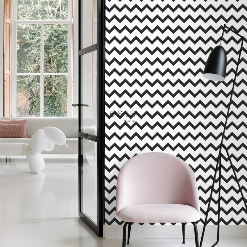 Black & White ESTAhome Papel pintado 139115