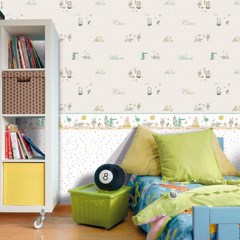 Papel pintado infantil Colowall Oh la la 257-1434