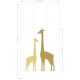 Mural infantil ESTAhome Let's Play!  Giraffes 153-158925