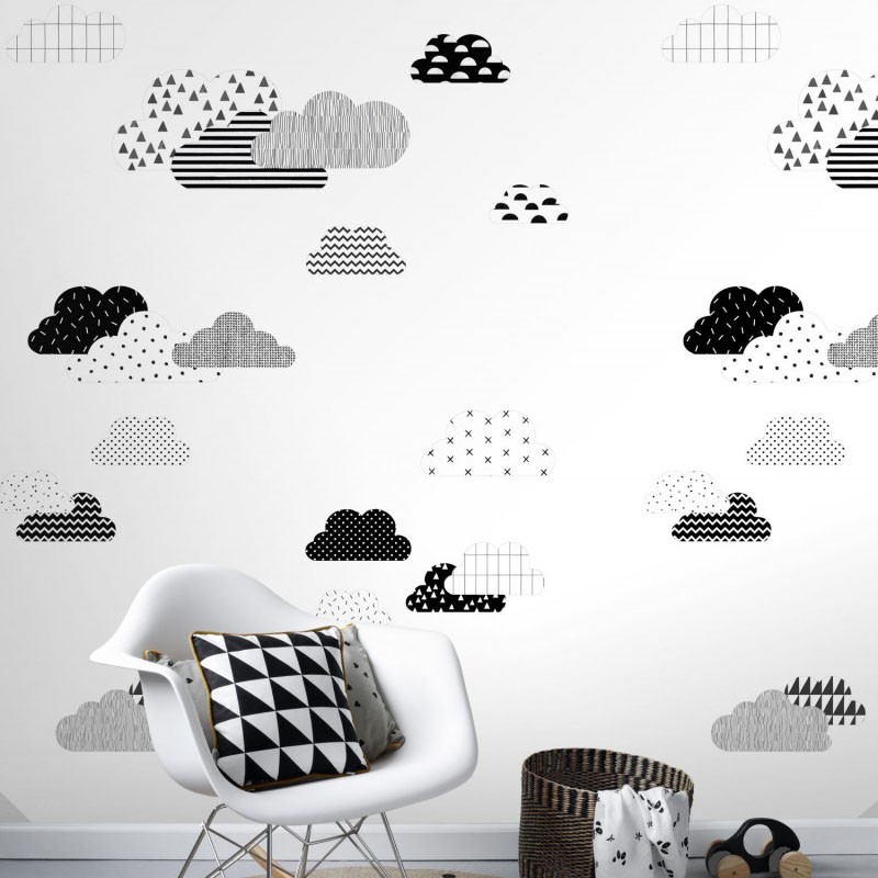 Mural infantil ESTAhome Let's Play!  Clouds 153-158922