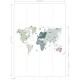 Mural infantil ESTAhome Let's Play!  Map of the World 153-158929
