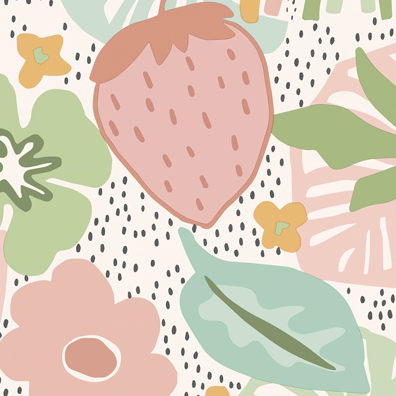 Papel pintado La Maison Yoohoo Strawberry Fields YOH772