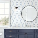 Navy, grey & white BL71802 Papel pintado