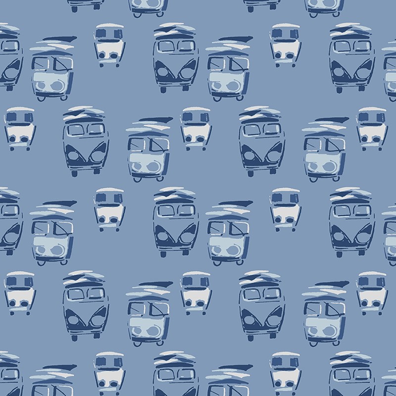 Papel pintado Wallquest Navy, grey & white BL70812