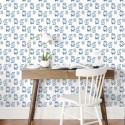 Navy, grey & white BL70802 Papel pintado