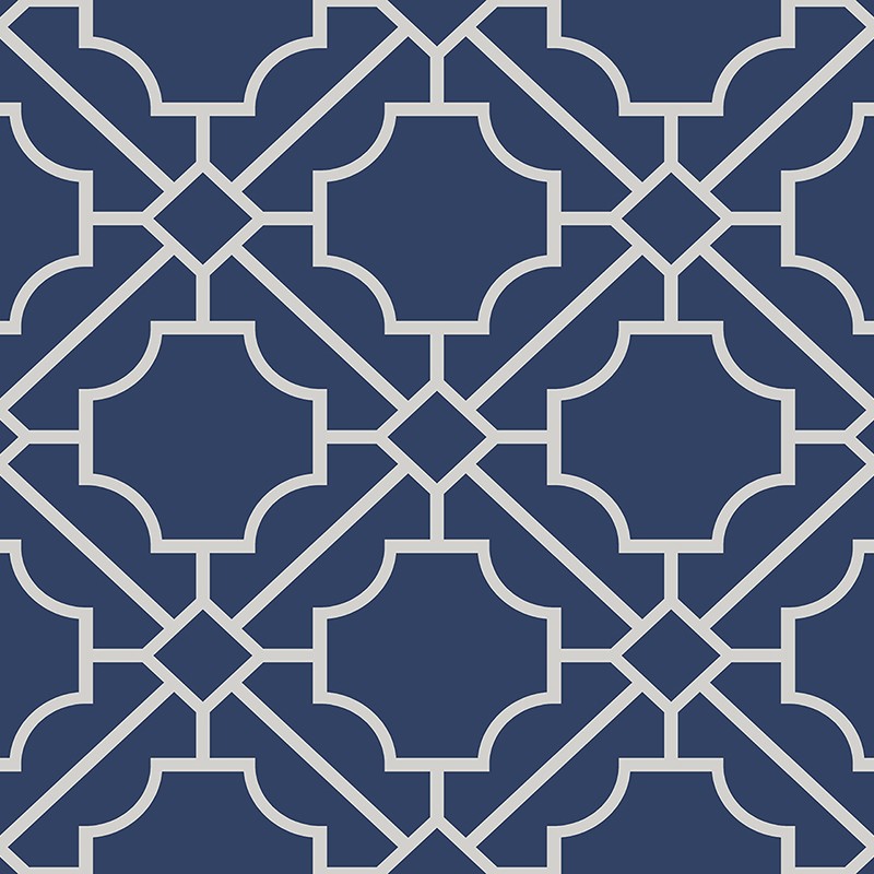 Papel pintado Wallquest Navy, grey & white BL70032