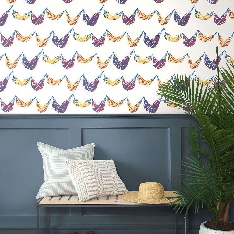 Papel pintado Wallquest Navy, grey & white BL71001