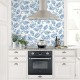 Papel pintado Wallquest Navy, grey & white BL70702