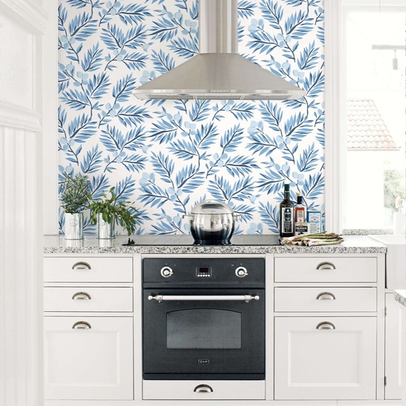 Papel pintado Wallquest Navy, grey & white BL70702