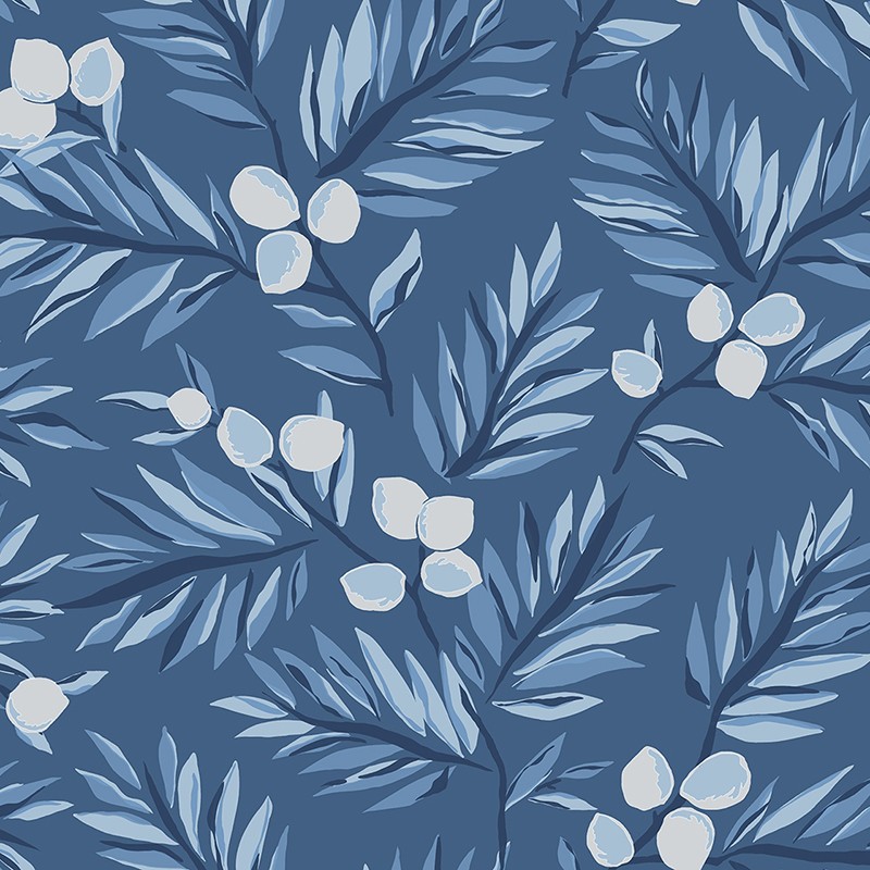 Papel pintado Wallquest Navy, grey & white BL70712