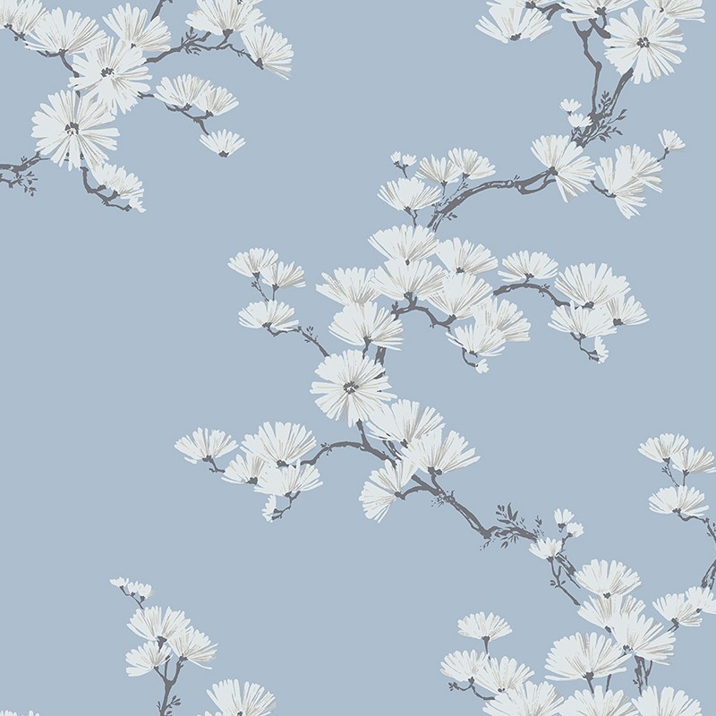 Papel pintado Wallquest Navy, grey & white BL70512
