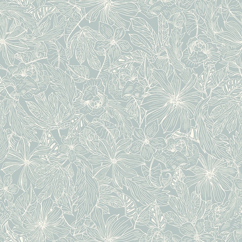 Papel pintado Caselio Only Blue Tropical Sun ONB102686000