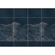 Mural Coordonné Random Metallics Waves 9600501