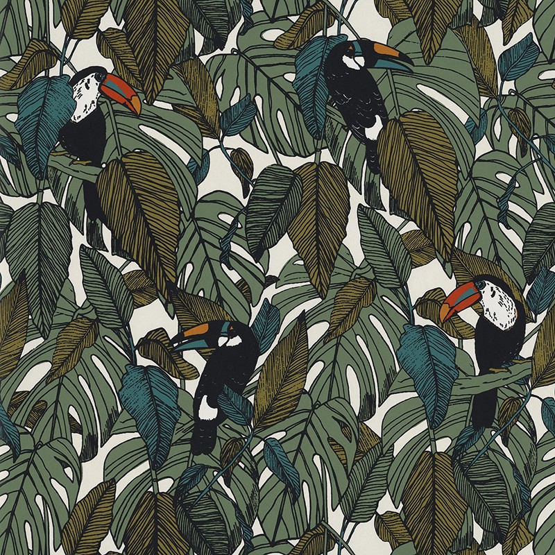 Papel pintado Casamance Portfolio Toucan 73950235
