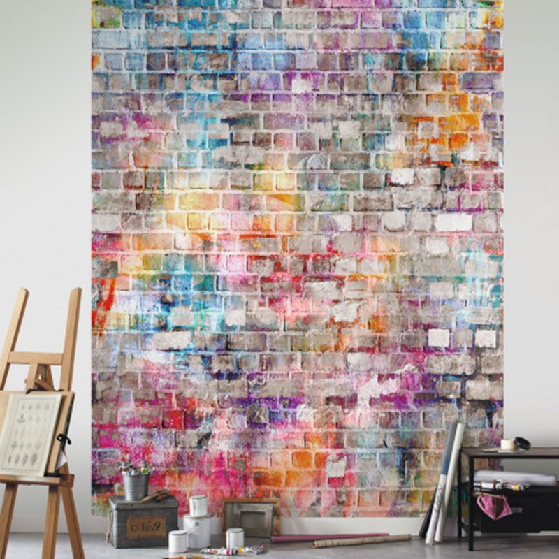 Mural Casadeco Beauty Full Image 2 Brickcolor BFMA87124315