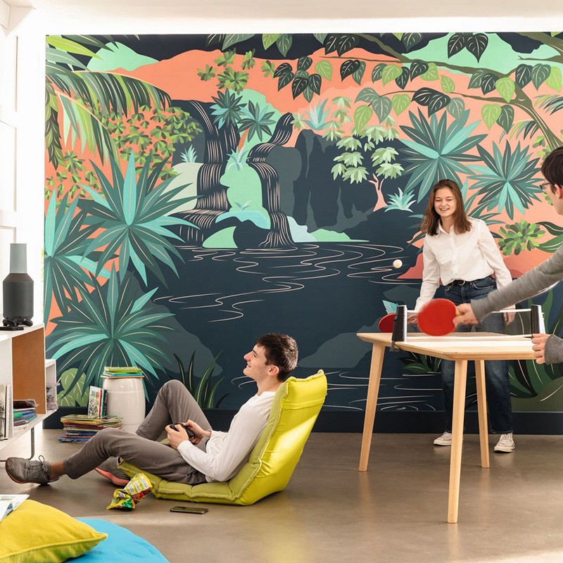 Mural Casadeco Beauty Full Image 2  Tropical Falls BFM102577033