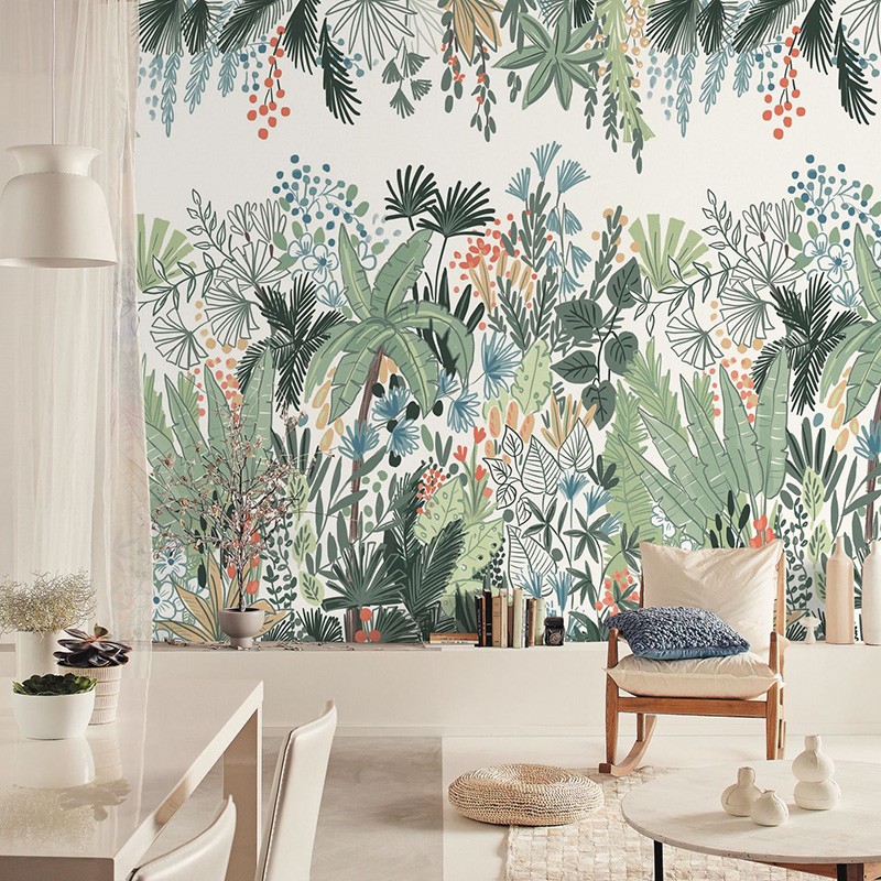 Mural Casadeco Beauty Full Image 2 Forêt d'Émeraude BFM102424178