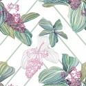 Tropical Chandelier A18 002 Papel pintado AtelierWalls