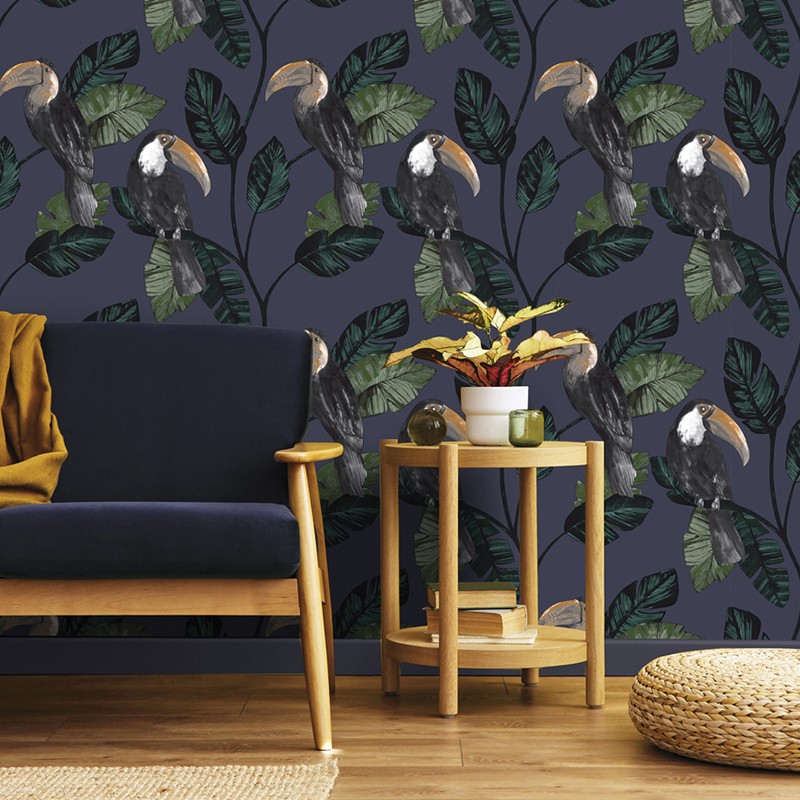 Papel Pintado Holden Amazonia Tiki 91343