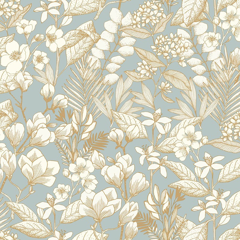Papel Pintado Caselio Only Blue Lovely Field ONB102656026