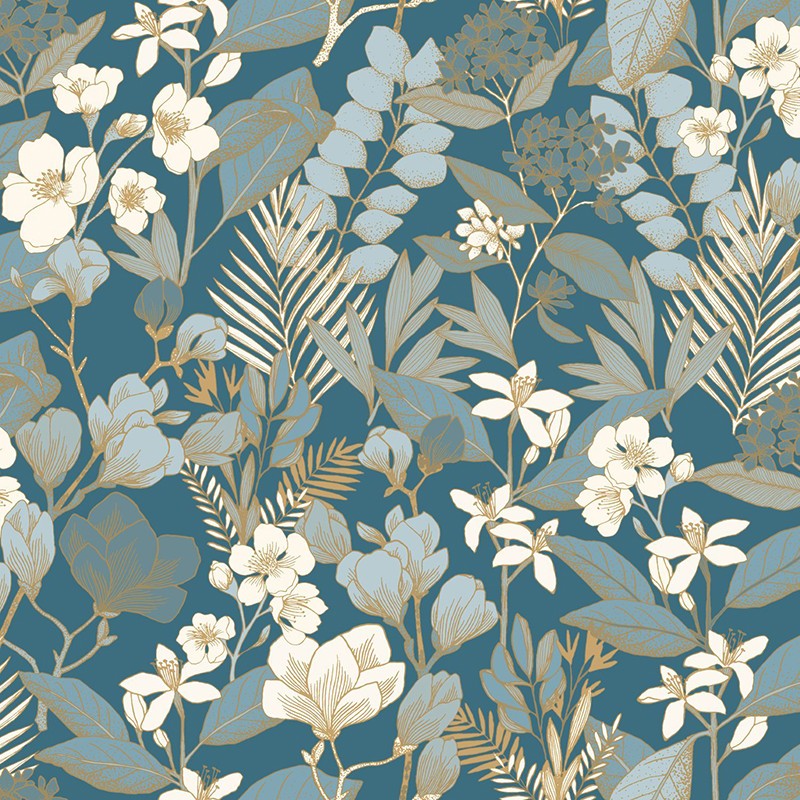 Papel Pintado Caselio Only Blue Lovely Field ONB102656162