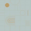 Only Blue Golden Curves ONB 10270 60 27 Papel Pintado