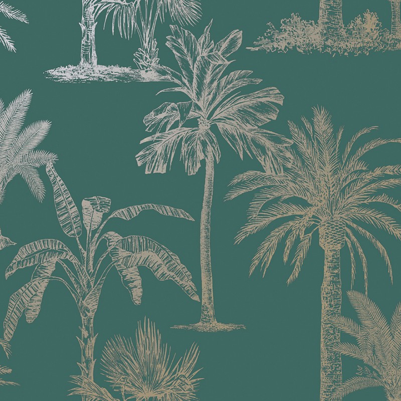 Papel Pintado Holden Indulgence Glistening Tropical Tree 12820