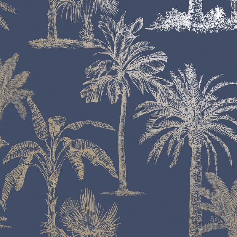 Papel Pintado Holden Indulgence Glistening Tropical Tree 12821