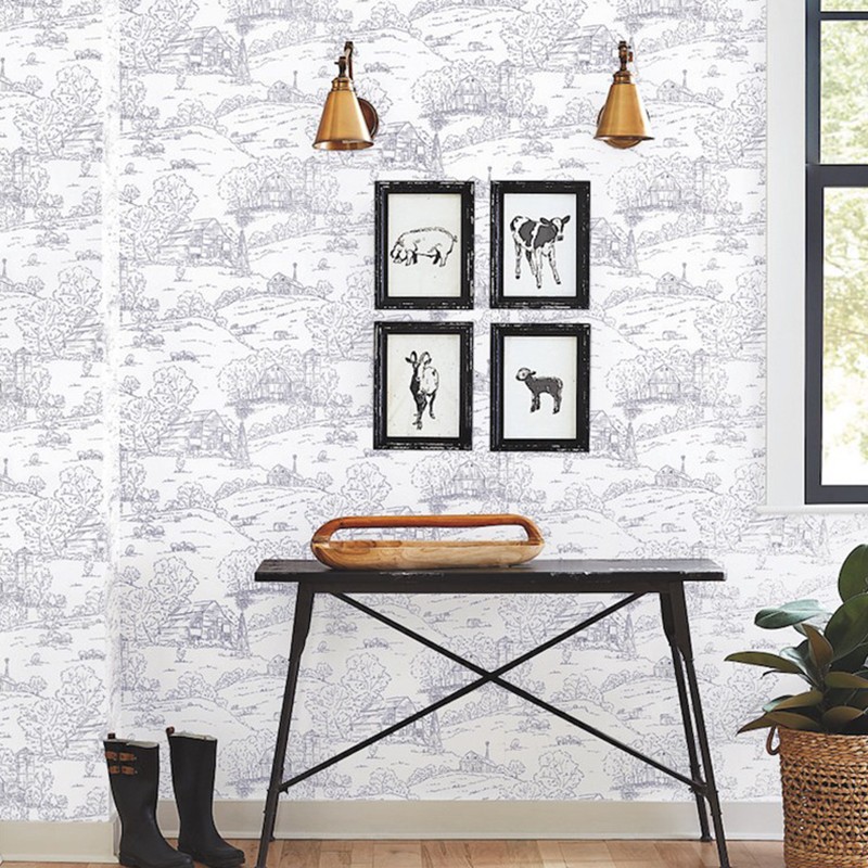 Papel pintado York del Catálogo Simply Farmhouse FH4032