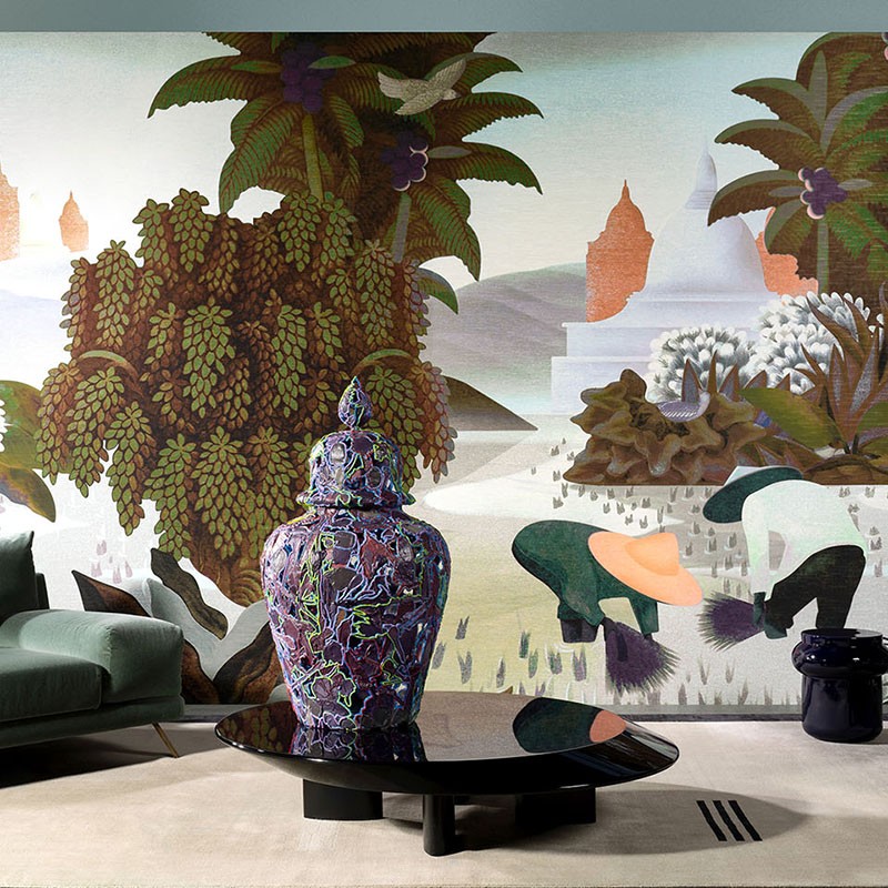 Mural Arte Wallcoverings Decors & Panoramiques Hills of Sapa 97591